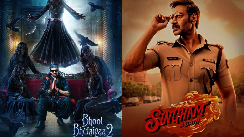 Bhool Bulaiya 2 vs Singham Again